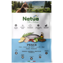 NATUA DROOG KAT STERILISED VIS 350 GRAM