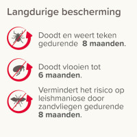 BEAPHAR MEDICINALE HALSBAND KL. HOND TEGEN VLO EN TEEK